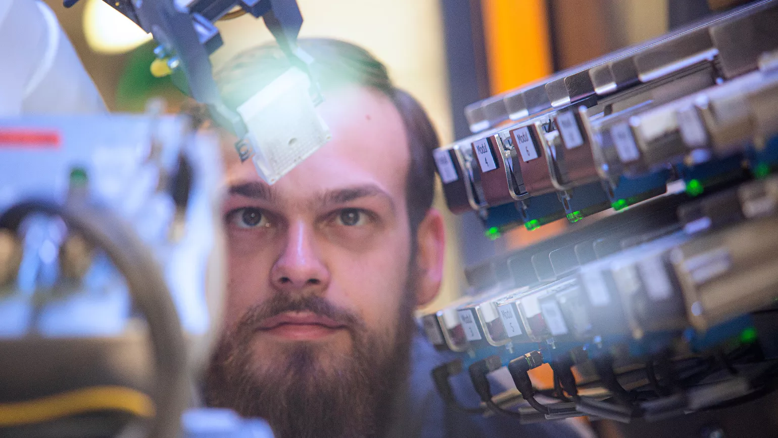 Marcus, Elektrotechniker bei Fronius Sattledt