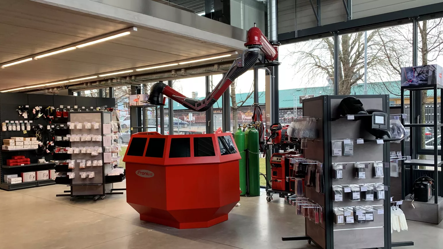 Fronius Store in Wien von innen