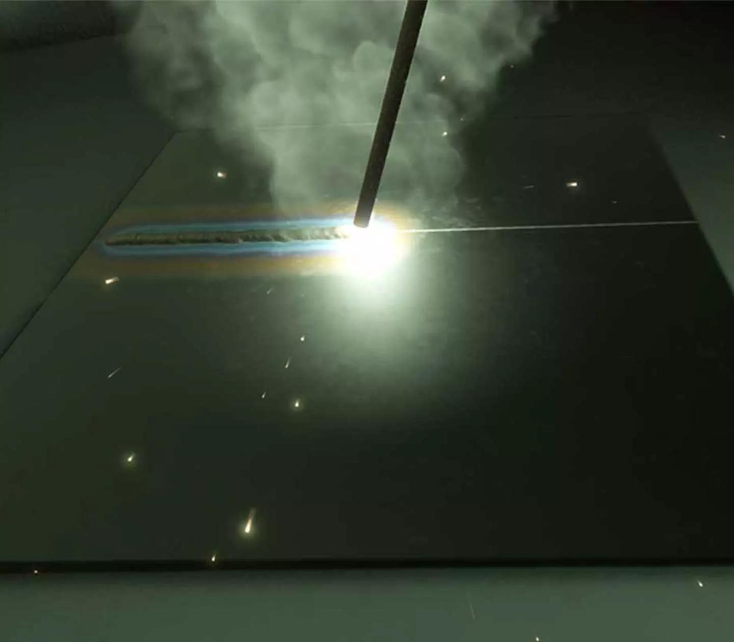 Welding with the Hard mode