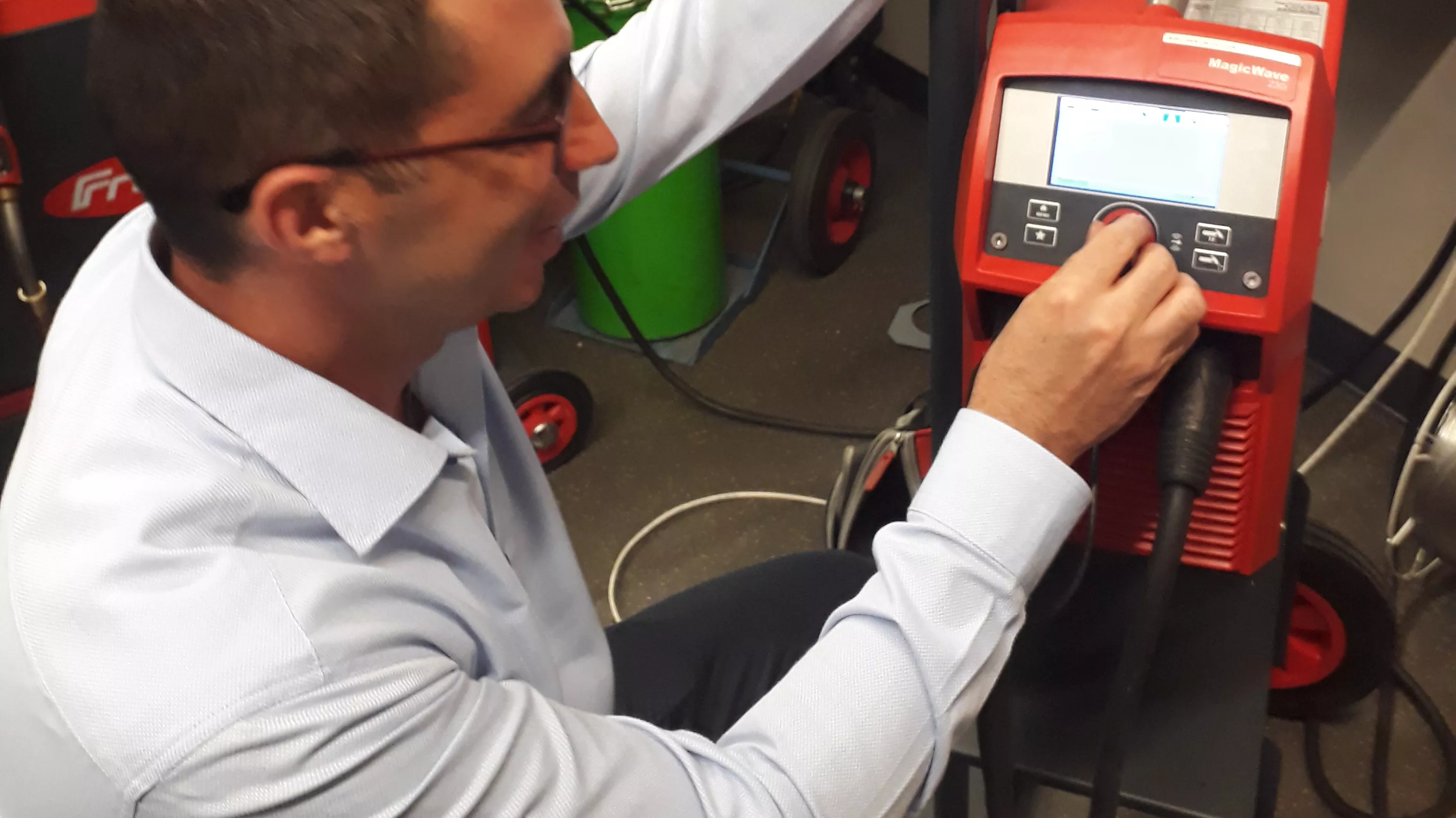 Christophe Lagarde testet die MagicWave 230i