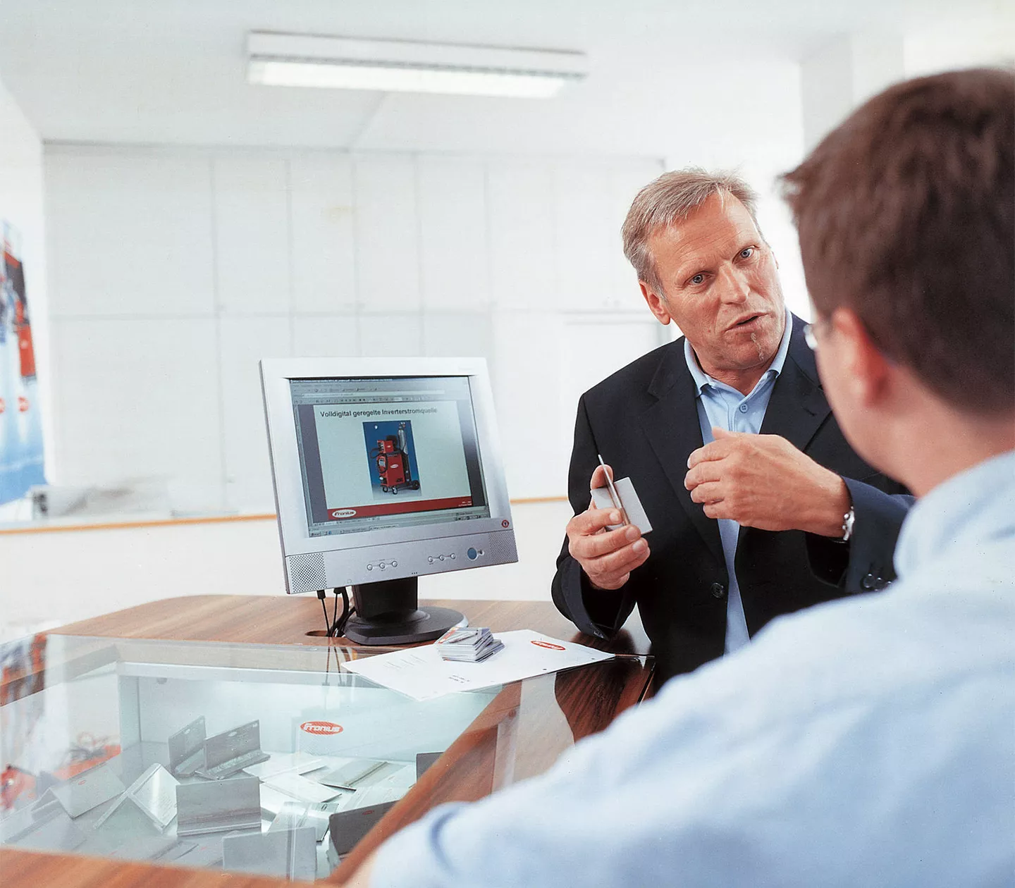 customer conversation at Fronius International Costumer Conversation