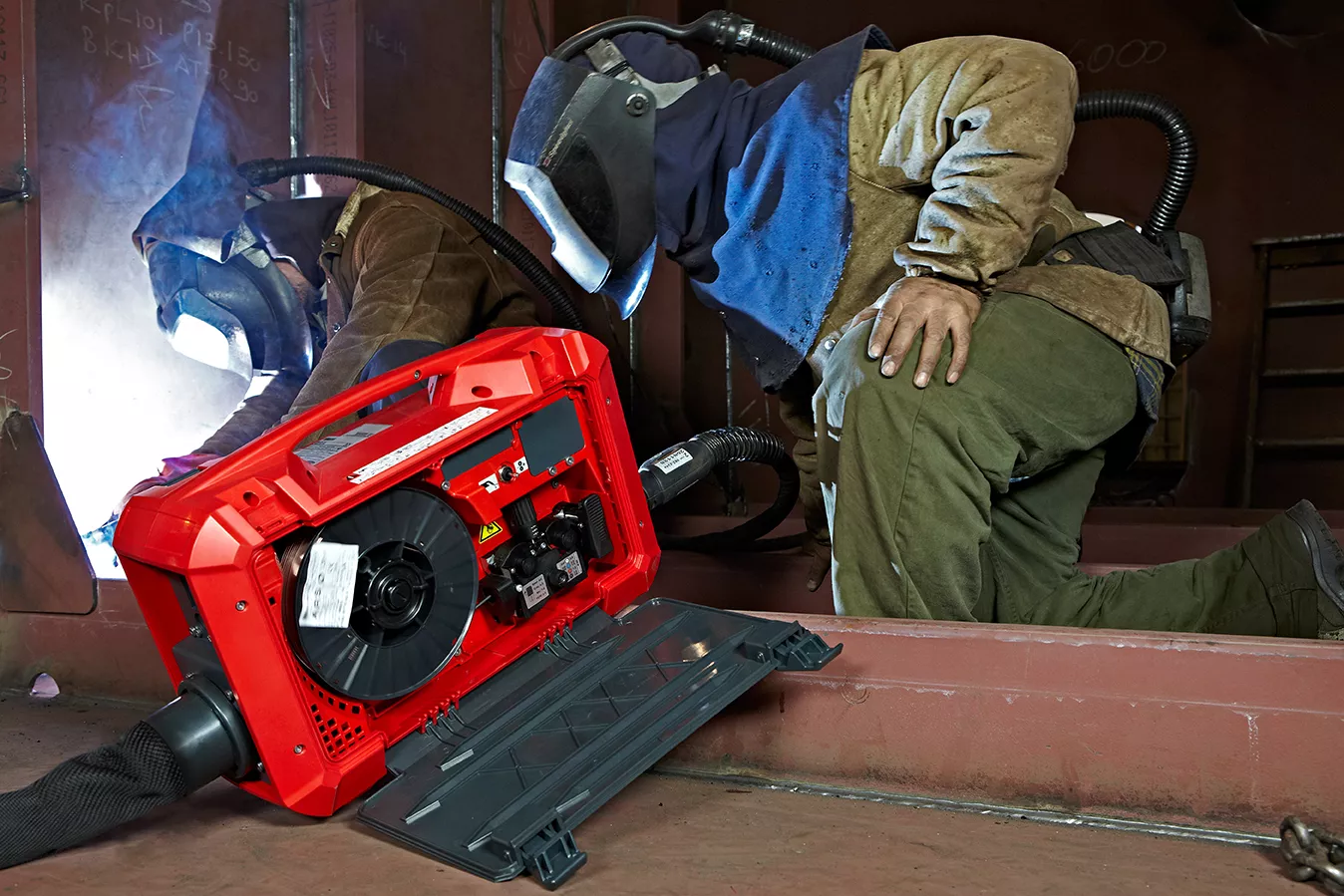 Fronius welding machines at SLOB. SLOB, Fronius, welding machines