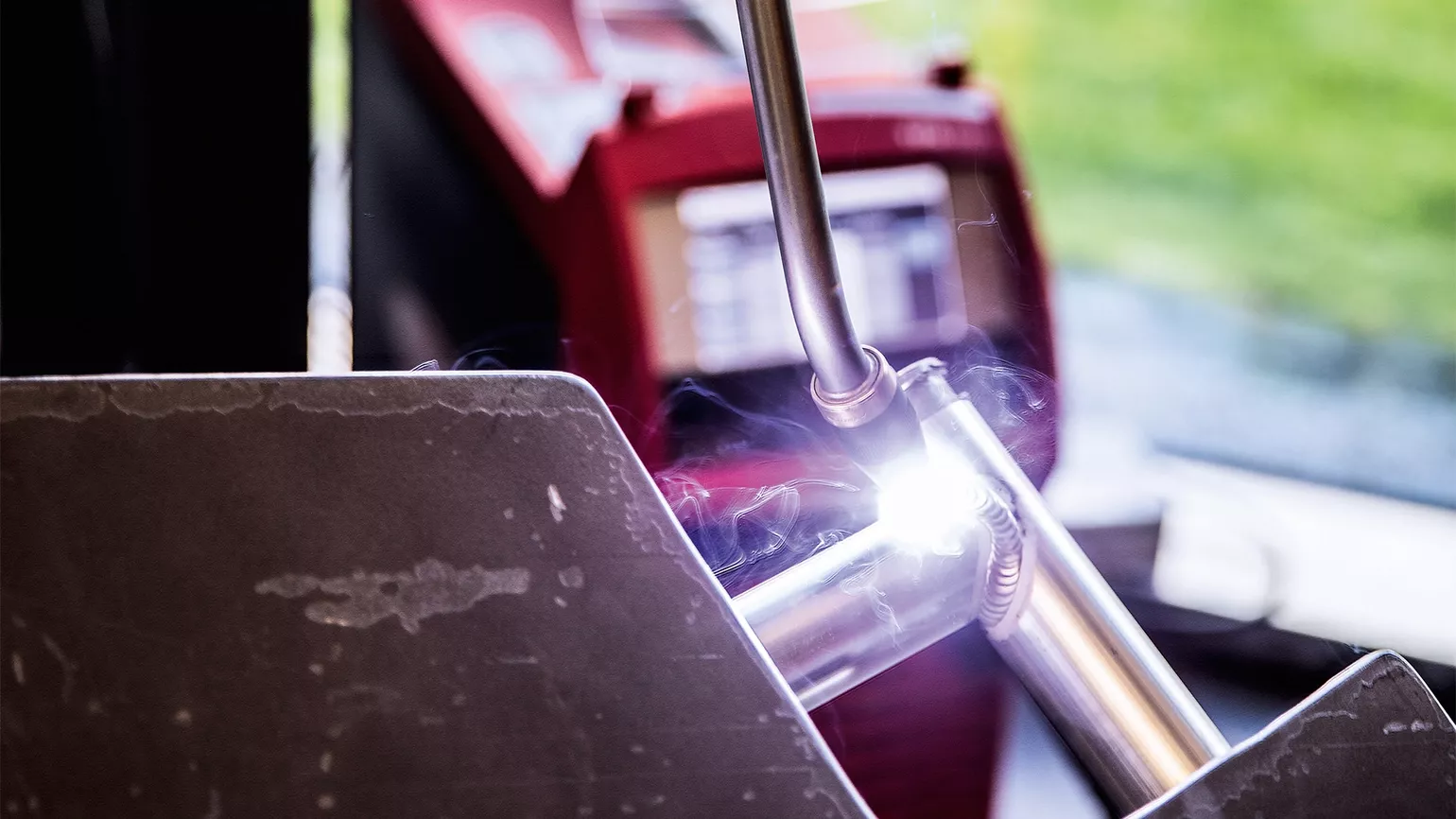 Robotic welding with PMC