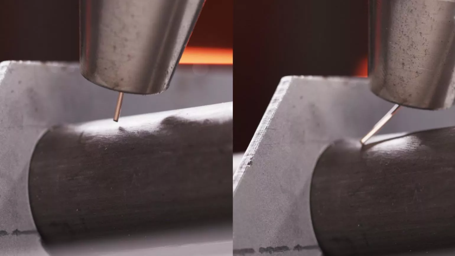 Bent welding wire