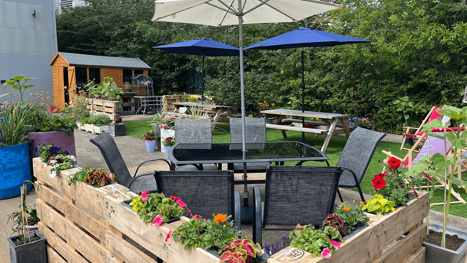 Garden area UK