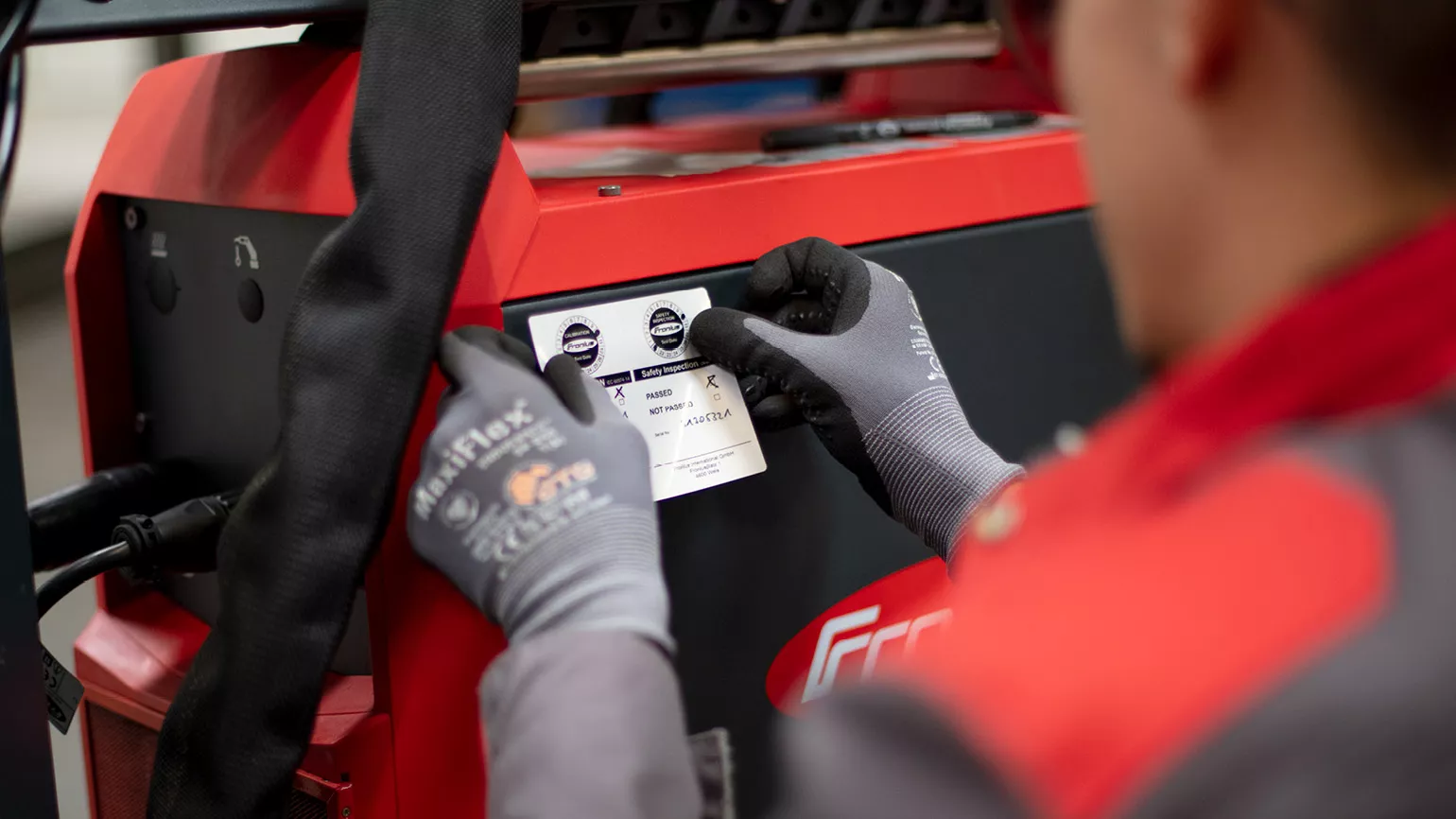 Fronius welding machine service and calibration
