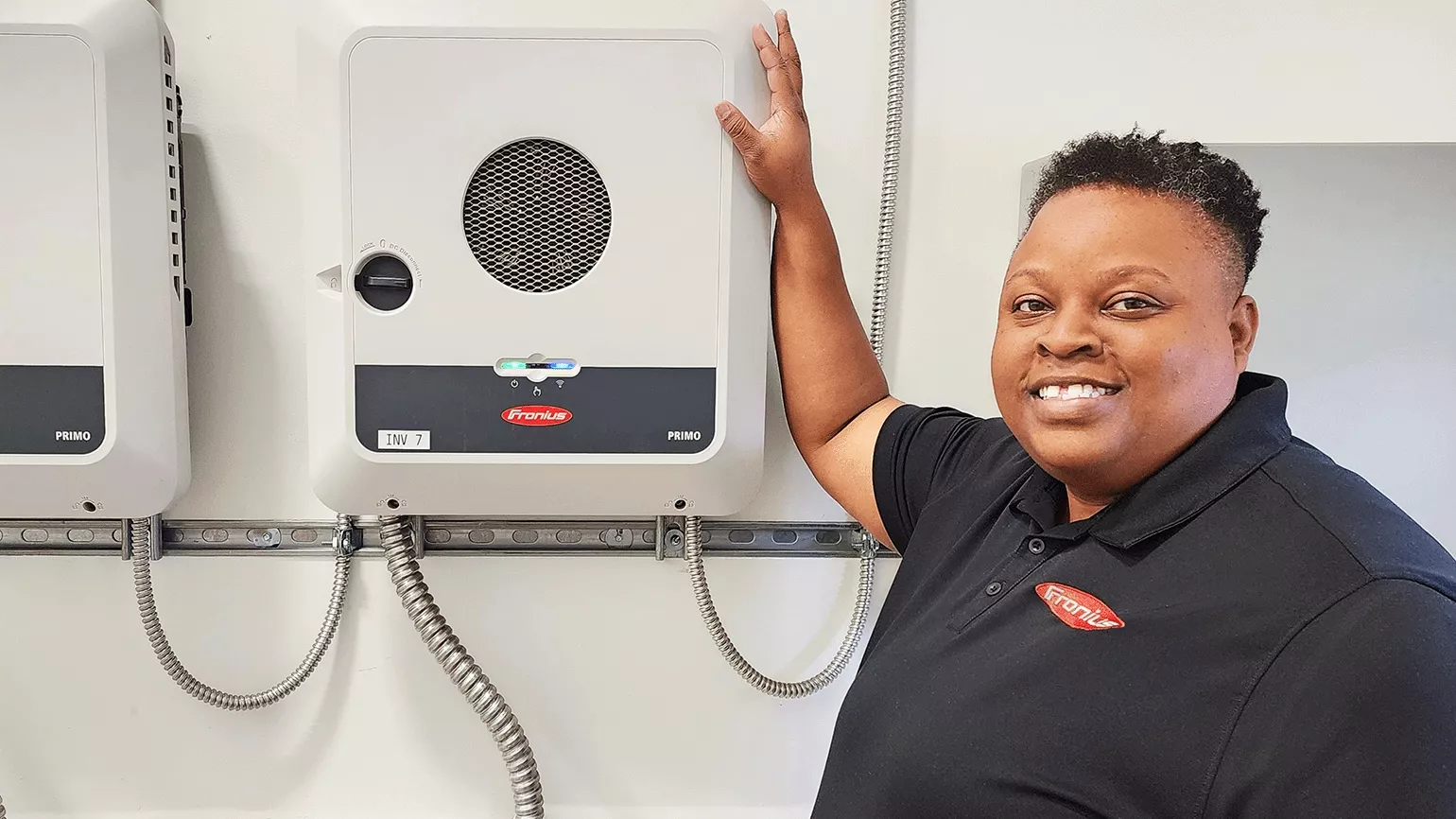 Fronius employee Justina