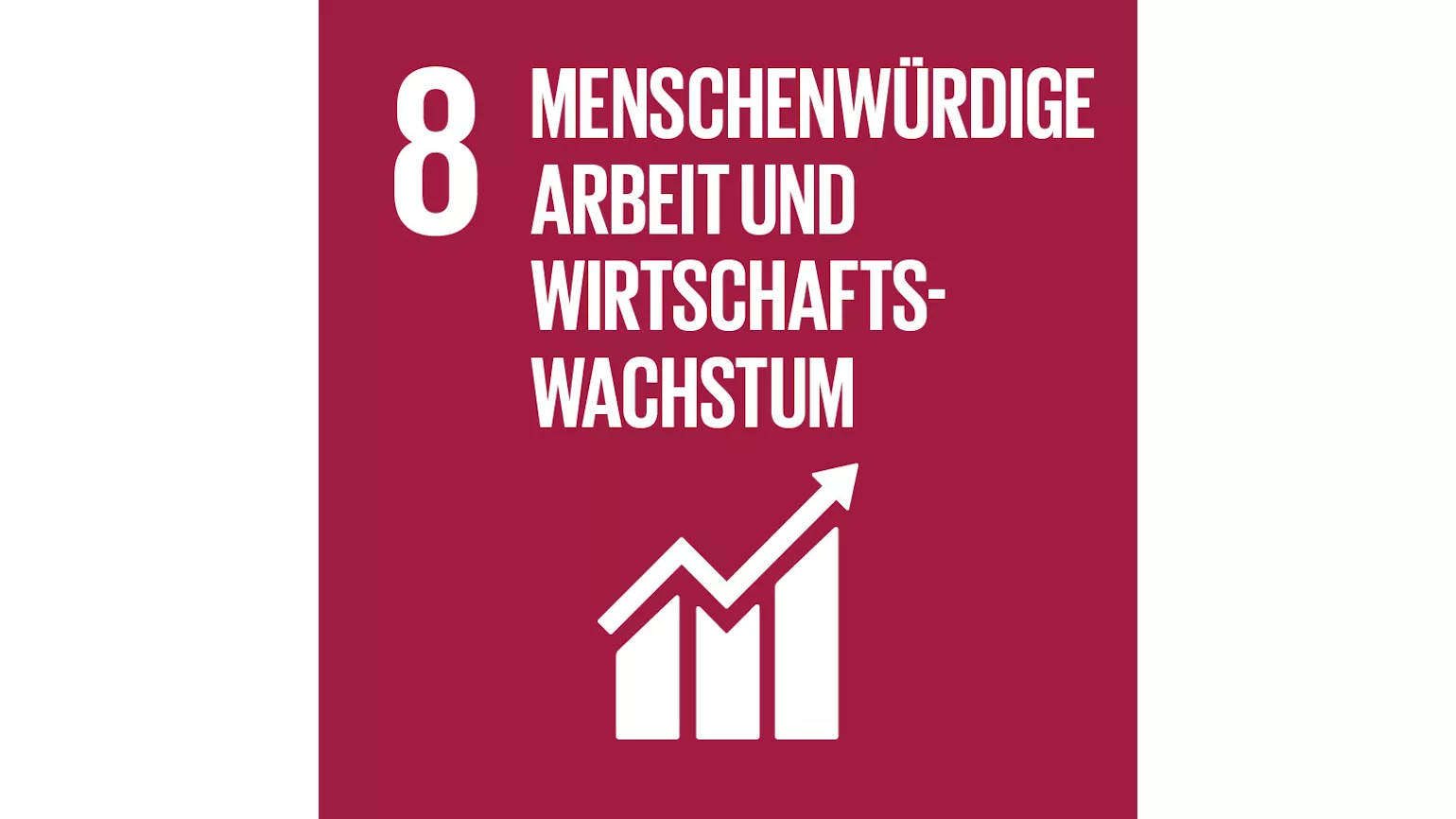 Sustainable Development Goals - Menschenwürdige Arbeit und Wirtschaftswachstum